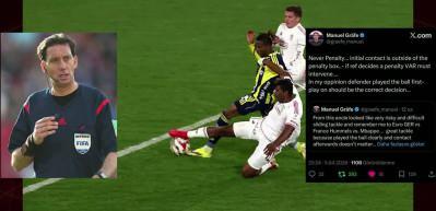 D&uuml;nya derbideki skandal penaltıyı konuşuyor! Alman hakem kararı yorumladı