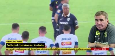 George Hagı Lucescu'nun &ouml;l&uuml;m&uuml; sonrası canlı yayında g&ouml;zyaşlarını tutamadı