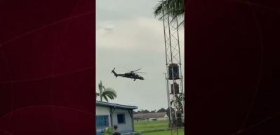 T&uuml;rk savunma sanayisinin gururu ATAK  helikopteri Nijerya semalarında g&ouml;r&uuml;nt&uuml;lendi