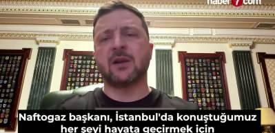 Zelenskiy'den Erdoğan'a videolu mesaj
