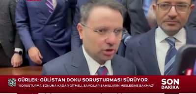 Adalet Bakanı G&uuml;rlek'ten sanal bahis ve G&uuml;listan Doku a&ccedil;ıklaması