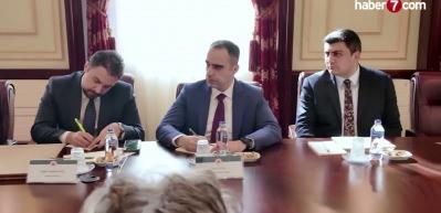 Adalet Bakanı G&uuml;rlek, T&uuml;rkiye Noterler Birliği heyeti ile g&ouml;r&uuml;şt&uuml;