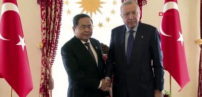 Cumhurbaşkanı Erdoğan, Vietnam Meclis Başkanı Thanh Man'ı kabul etti