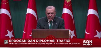 Cumhurbaşkanı Recep Tayyip Erdoğan ile Macaristan'ın yeni Başbakanı Magyar'ı telefondan tebrik etti