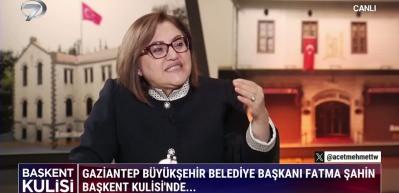 Gaziantep B&uuml;y&uuml;kşehir Belediye Başkanı Fatma Şahin Su sorunu hakkında konuştu