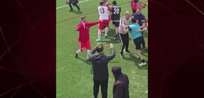 Gaziantep ekibi Diyarbakır&rsquo;ı 5-2 mağlup etti, karşılaşma sonrası saha karıştı