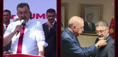 Kadir Kumbul AK Parti&rsquo;ye ge&ccedil;ti: Rozetini Erdoğan taktı