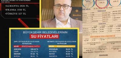 Mansur Yavaş karnesi! İl il su ve ulaşım fiyatları tablosunu karşılaştırdı