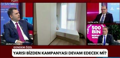 Bakan Kurum'dan şehit ve gazi ailelerine m&uuml;jde: Canlı yayında duyurdu