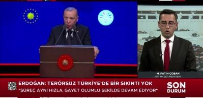 Cumhurbaşkanı Erdoğan'dan ter&ouml;rs&uuml;z T&uuml;rkiye a&ccedil;ıklaması