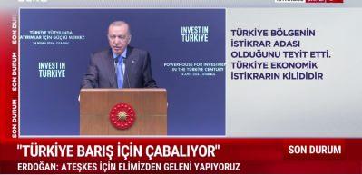 Erdoğan: İstanbul Finans Merkezi&rsquo;nde vergi avantajlarını genişletiyoruz