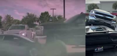 Lamborghini&rsquo;yi g&ouml;rmedi, &uuml;zerine &ccedil;ıktı!