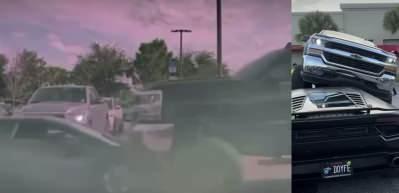 Lamborghini&rsquo;yi g&ouml;rmedi, &uuml;zerine &ccedil;ıktı!