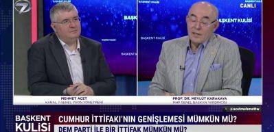 MHP Genel Başkan Yardımcısı Mevl&uuml;t Karakaya "Cumhur İttifakı'nda genişleme olacak mı?" sorusunu cevaplandırdı