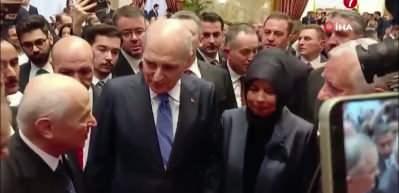 MHP Lideri Bah&ccedil;eli, DEM Parti heyeti ile bir araya geldi
