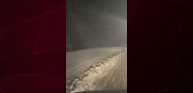 Nisan'da yoğun kar: K&ouml;se Dağı ge&ccedil;idi kapandı