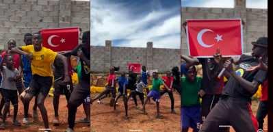 Ugandalı &ccedil;ocuklardan A Milli Takım'a &ouml;zel D&uuml;nya Kupası klibi sosyal medyayı salladı