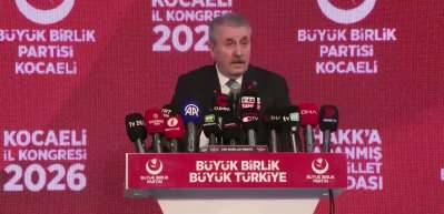 BBP Genel Başkanı Destici: T&uuml;rk bayrağından mı rahatsız oldunuz?