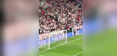 Finale bir adım kala gelen tarihi zafer Filistin bayrağıyla kutlandı!