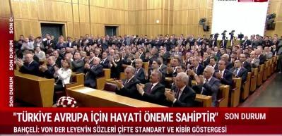 MHP lideri Devlet Bah&ccedil;eli AB'nin T&uuml;rkiye hakkındaki s&ouml;zlerine tepki g&ouml;sterdi