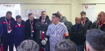 Osmanelispor kaptanı Mete Aktemur şampiyonluk ma&ccedil;ı &ouml;ncesi  konuşması b&uuml;y&uuml;k ses getirdi