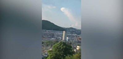 Rusya'nın Tuapse kentindeki petrol rafinerisinde yangın