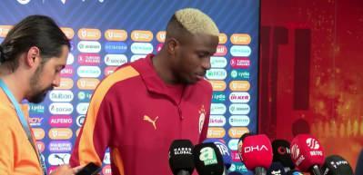 Victor Osimhen: Antrenmanlardakinden daha az yorulduk bu ma&ccedil;ta