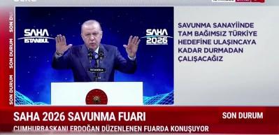 Cumhurbaşkanı Erdoğan  SAHA 2026'da ger&ccedil;ekleşen anlaşmalar hakkında konuştu