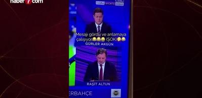 Spor spikeri G&uuml;rler Akg&uuml;n baba olduğunu canlı yayında &ouml;ğrendi