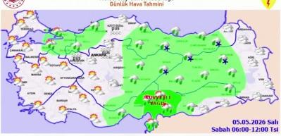 Meteoroloji uyardı: Yağışlar t&uuml;m yurda yayılıyor