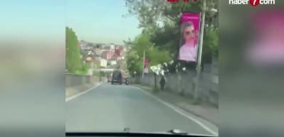Sarıyer'de trafikte inatlaşma kazayla bitti: Vurup ka&ccedil;tı