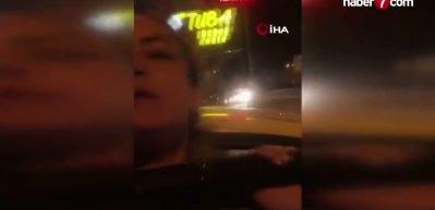 Taksiciden motosikletliye tehdit: &rsquo;10 dakikaya gel buraya
