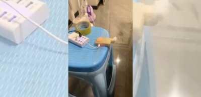 &Uuml;st kattaki komşusunun sesinden rahatsız oldu: Kurduğu sistemle g&ouml;renleri şaşkına &ccedil;evirdi!