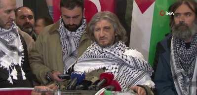 Sumud Filosu aktivisti H&uuml;seyin Oral, İstanbul'a geldi