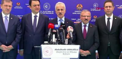 Bakan Uraloğlu: Tokat-Niksar kara yolu ile yılda 1,5 milyar lira tasarruf sağlanacak