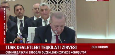 Başkan Erdoğan, hayati deyip T&uuml;rkistan'da &ccedil;ağrıyı yaptı! Son dakika a&ccedil;ıklamaları...