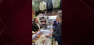İ&ccedil;işleri Bakanı &Ccedil;ift&ccedil;i, Bitlis'te esnafla bir araya geldi