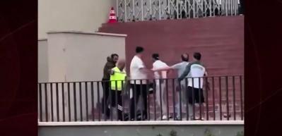  Lucas Torreira&rsquo;nın yumruklu saldırıya uğradığı anların g&ouml;r&uuml;nt&uuml;leri ortaya &ccedil;ıktı
