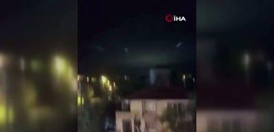 Sakarya&rsquo;da g&ouml;ky&uuml;z&uuml;nde beliren ışıklar şaşkınlık yarattı