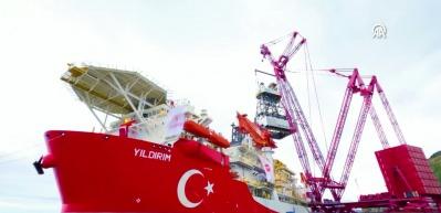 Yıldırım Derin Deniz Sondaj Gemisi, ilk g&ouml;revi i&ccedil;in Filyos'tan ayrıldı