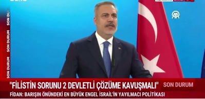 Bakan Hakan Fidan" İran'da ateşkes m&uuml;hafaza edilmeli" dedi