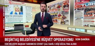 Beşiktaş Belediyesi'ne y&ouml;nelik soruşturmada 5 zanlı g&ouml;zaltına alındı