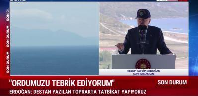 Erdoğan&rsquo;dan Efes Tatbikatı mesajı: &ldquo;T&uuml;rk ordusu barışın teminatıdır&rdquo;