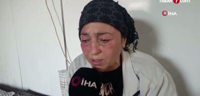 Hatay'daki heyelanda oğlunu kaybeden anne: &Ouml;len oğlumu kep&ccedil;eyle buldular