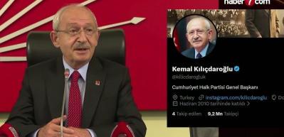 Kılı&ccedil;daroğlu sosyal medya hesabındaki biyografisini g&uuml;ncelledi