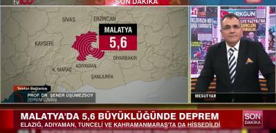 Malatya'daki 5.6'lık sarsıntı sonrası deprem uzmanlarından a&ccedil;ıklama
