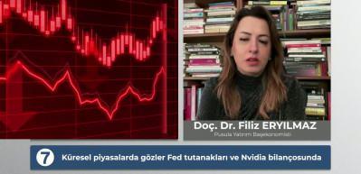 K&uuml;resel piyasalarda g&ouml;zler Fed tutanakları ve Nvidia bilan&ccedil;osunda