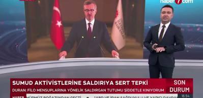 İletişim Başkanı Duran'dan K&uuml;resel Sumud Filosu'na yapılan m&uuml;dahaleye sert tepki