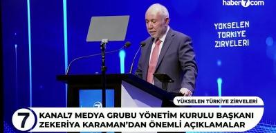Y&uuml;kselen T&uuml;rkiye Zirveleri başladı: Zekeriya Karaman'dan &ouml;nemli a&ccedil;ıklamalar