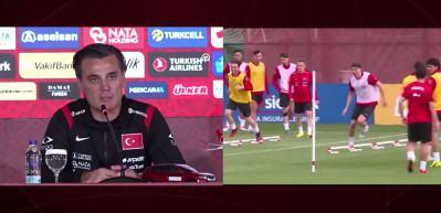 A milli takım teknik direk&ouml;t&uuml;r Vincenzo Montella sakatlık hakkında konuştu